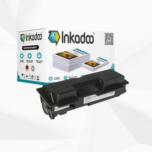 Inkadoo Toner für Kyocera/Mita 1T02G60DE0 / TK-120 FS-1030 DN FS-1030 D Schwarz ca. 7.500 Seiten Tonerkartusche, Tonerpatronen, Drucker Toner von Inkadoo