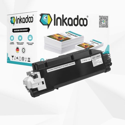 Inkadoo Toner für Kyocera 1T02NT0NL0 / TK-5160K Schwarz ECOSYS P 7040 CDN ca. 16.000 Seiten Tonerkartusche, Tonerpatronen, Drucker Toner von Inkadoo