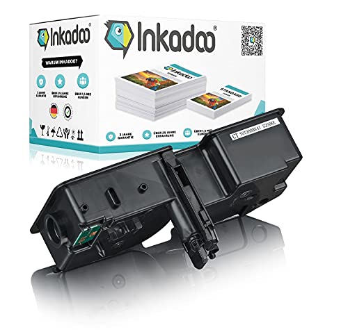 Inkadoo Toner für Kyocera TK-5240K ECOSYS M 5526, ECOSYS M 5526 cdw, ECOSYS P 5026 CDN, ECOSYS P 5026 cdw - Schwarz ca. 4.000 Seiten Tonerkartusche, Tonerpatronen, Drucker Toner, Kompatibel von Inkadoo