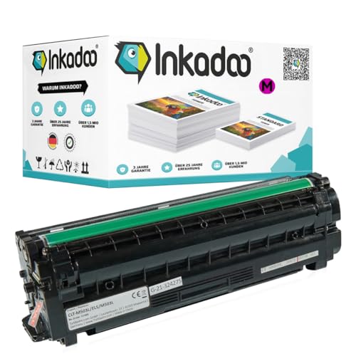 Inkadoo Toner für Samsung CLT-M503L/ELS / M503L Magenta ProXpress C 3010 ND Premium line ProXpress C 3000 Series, ca. 5.000 Seiten Tonerkartusche, Tonerpatronen, Drucker Toner von Inkadoo