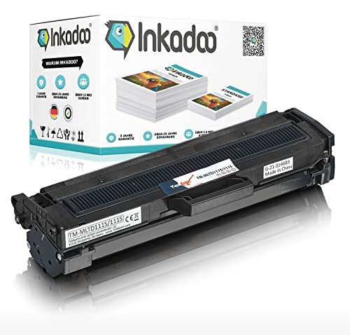 Inkadoo Kompatibel Toner für Samsung MLT-D111S/ELS Xpress M2020, M2020W, M2021, M2021W, M2022, M2022W, M2026, M2026W, M2070, M2070F, M2070FW, M2070 Series, M2070W, M2071FH, M2071FW Inkadoo Kompatibel Toner für Samsung MLT-D111S/ELS Xpress M2020, M2020W, M2021, M2021W, M2022, M2022W, M2026, M2026W, M2070, M2070F, M2070FW, M2070 Series, M2070W, M2071FH, M2071FW von Inkadoo