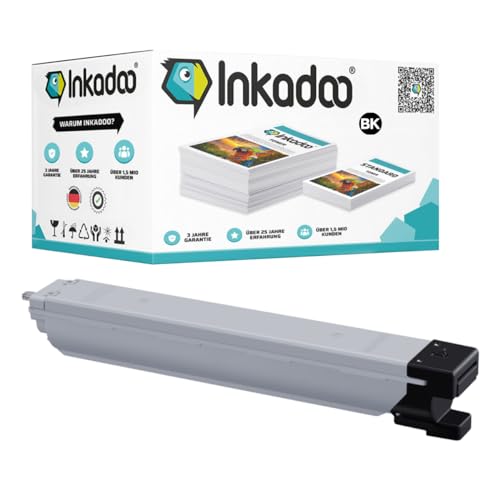 Inkadoo Toner für mit Samsung CLT-K808S/ELS / K808S Schwarz Kompatibel MultiXpress X 4300 LX MultiXpress X 4220 RX MultiXpress X 4250 LX ca. 23.000 Seiten Tonerkartusche, Tonerpatronen, Drucker Toner von Inkadoo