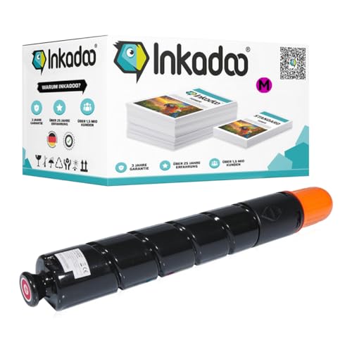 Inkadoo Toner kompatibel mit Canon 2801B003 / C-EXV28 Toner IR Advance C 5250 imageRUNNER Advance C 5045 imageRUNNER Advance C 525 von Inkadoo