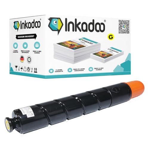 Inkadoo Toner kompatibel mit Canon 2801B003 / C-EXV28 Toner IR Advance C 5250 imageRUNNER Advance C 5045 imageRUNNER Advance C 525 von Inkadoo