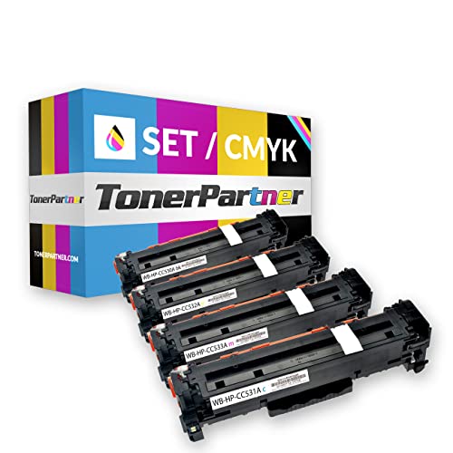Inkadoo Toner kompatibel mit HP Org. CC530A + CF372AM / 304A Color LaserJet CP 2000 Series Color LaserJet CM 2300 Series Color Lase von Inkadoo