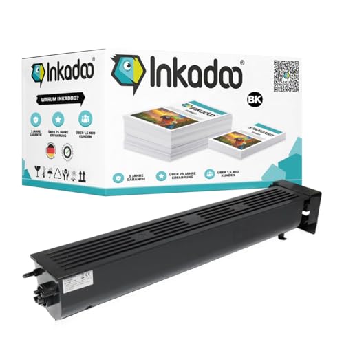 Inkadoo Toner kompatibel mit Konica Minolta A0TM450 / TN-613C Toner Bizhub C 652 DS Bizhub C 552 DS Bizhub C 452 Bizhub C 552 Bizhub C 652 von Inkadoo