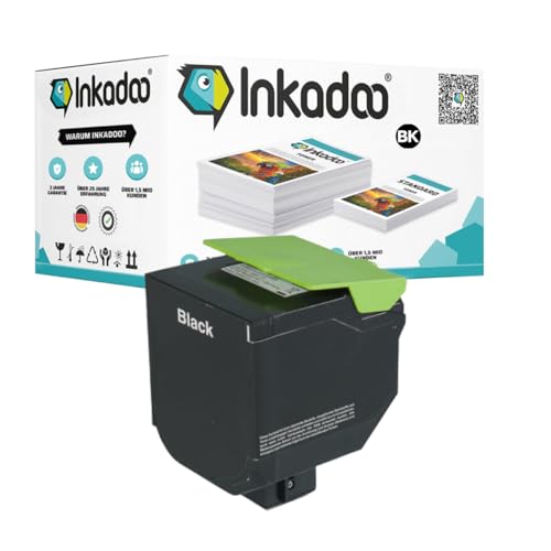 Inkadoo Toner kompatibel mit Lexmark 24B6010 Toner XC 2130 XC 2132 XC 2100 Series C 2132 von Inkadoo