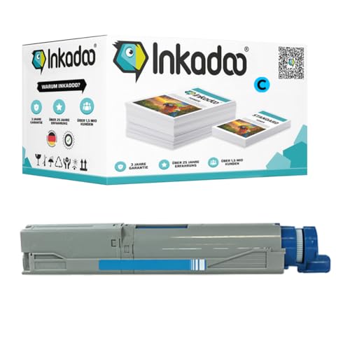 Inkadoo Toner kompatibel mit Oki 43459323 Toner MC 360 C 3530 MFP C 3530 n MFP C 3520 MFP MC 350 von Inkadoo