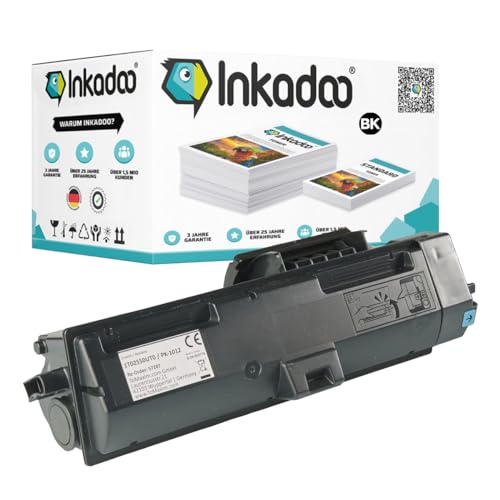 Inkadoo Kompatibel Toner für Utax 1T02S50UT0 / PK-1012 Schwarz P-4025 w MFP P-4020 MFP P-4026 iw MFP Triumph-Adler - P-4025 n MFP ca. 7.500 Seiten Tonerkartusche, Tonerpatronen, Drucker Toner von Inkadoo