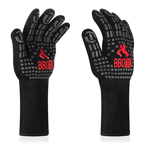 Inkbird Grillhandschuhe Hitzebeständige, Grillhandschuhe mit 800°C Extrem Hitzebeständige, rutschfest Ofenhandschuhe Backhandschuhe, Silikonisolierte Handschuhe zum Backen, Grillen, Kochen Inkbird Grillhandschuhe Hitzebeständige, Grillhandschuhe mit 800°C Extrem Hitzebeständige, rutschfest Ofenhandschuhe Backhandschuhe, Silikonisolierte Handschuhe zum Backen, Grillen, Kochen von Inkbird
