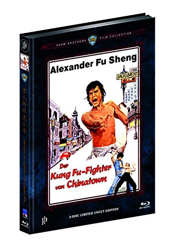 DER KUNG FU-FIGHTER VON CHINATOWN - CHINATOWN KID (Blu-ray + DVD) - Cover B - Mediabook - Limited 333 Edition - Uncut (Shaw Brothers) von Inked Pictures