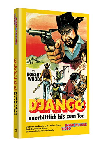 DJANGO - Unerbittlich bis zum Tod - Hartbox (gross) Cover A [Blu-ray] Limited 50 Edition - Uncut von Inked Pictures