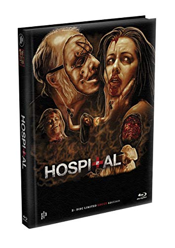 HOSPITAL 2 - wattiertes Mediabook Cover A - Limited 333 Edition [Blu-ray + DVD] Uncut von Inked Pictures