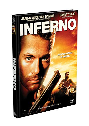 INFERNO (Jean-Claude Van Damme) - 2-Disc Mediabook Cover E [Blu-ray + DVD] Limited 66 Edition - Uncut von Inked Pictures