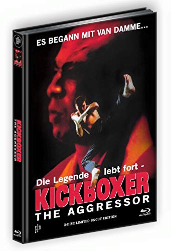 KICKBOXER 4 - THE AGGRESSOR (Blu-ray + DVD) - Cover A - Mediabook - Limited 250 Edition UNCUT von Inked Pictures