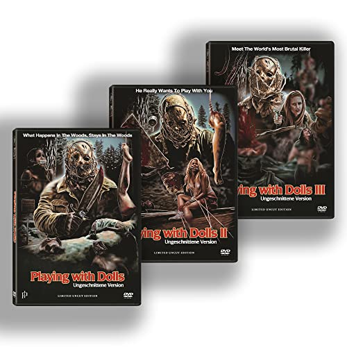 PLAYING WITH DOLLS 1 + 2 + 3 - 3er-DVD-Set Cover A [DVD] Limited 500 Edition - Uncut von Inked Pictures