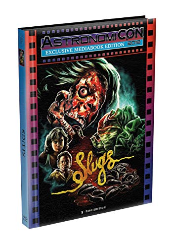 SLUGS - 3-Disc wattiertes Mediabook - ASTRO Kult-Edition - Cover A (Blu-ray + 2 x DVD) Limited 50 Edition - Uncut von Inked Pictures