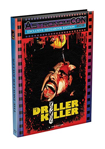 THE DRILLER KILLER - 2-Disc wattiertes Mediabook - ASTRO Kult-Edition - Cover A (Blu-ray + DVD) Limited 50 Edition - Uncut von Inked Pictures