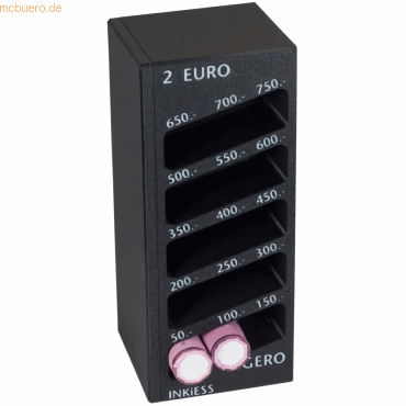 Inkiess Geldrollenzähler Gero 2 Euro schwarz Inkiess Geldrollenzähler Gero 2 Euro schwarz von Inkiess