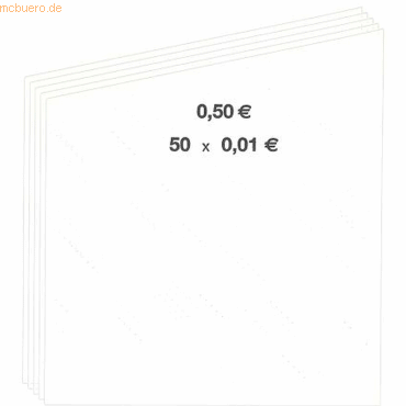 Inkiess Handrollpapier 0,01€ weiß VE=50 Blatt von Inkiess