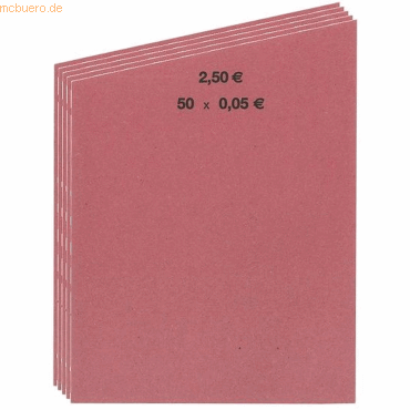 Inkiess Handrollpapier 0,05€ rot VE=50 Blatt Inkiess Handrollpapier 0,05€ rot VE=50 Blatt von Inkiess