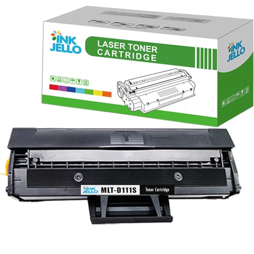 InkJello kompatibe Toner Patrone Ersatz für Samsung Xpress SL-M2020 SL-M2020W SL-M2022 SL-M2022W SL-M2026 SL-M2026W SL-M2070 SL-M2070F SL-M2070FW SL-M2070W -MLT-D111S (Schwarz) von Inkjello