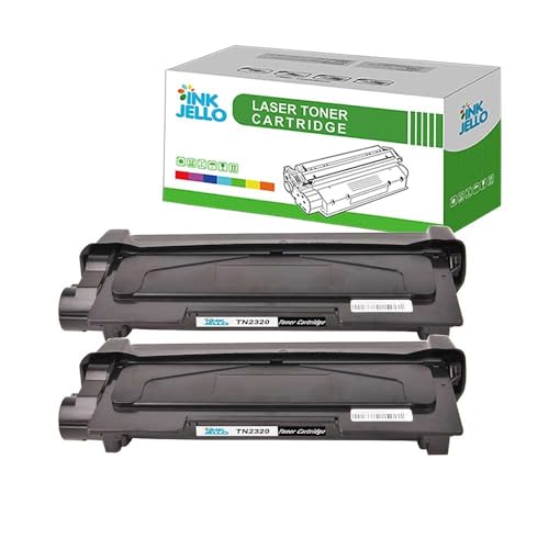 InkJello kompatibel Toner Patrone Ersatz für Brother DCP-L2500D DCP-L2520DW DCP-L2540DN HL-L2300D HL-L2340DW HL-L2360DN HL-L2365DW MFC-L2700DN MFC-L2700DW MFC-L2720DW MFC-L2740DW (Schwarz, 2-Pack) von Inkjello