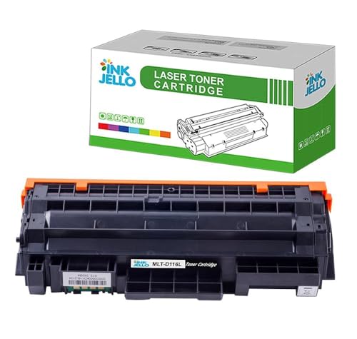 InkJello kompatibel Toner Patrone Ersatz für Samsung Xpress M2625 M2625D M2675FN M2825DW M2825ND M2835DW M2875FD M2875FW M2885FW MLT-D116L (Schwarz) von Inkjello