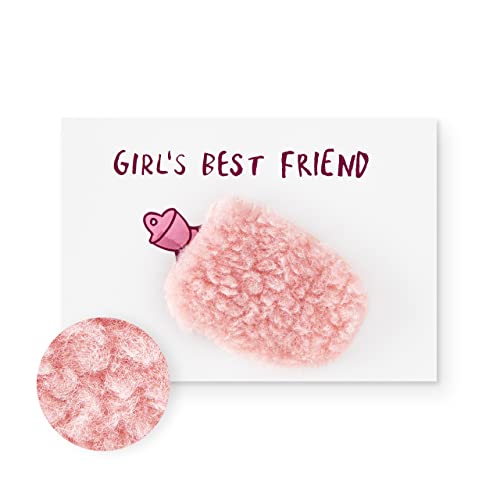 Inkognito Plüsch Postkarte | Anlass: Geburtstag/Grüße, Motiv: Wärmflasche ''Girl's best friends'' | Künstler Art-Nr.: 39302 | vom Berliner Verlag von Inkognito