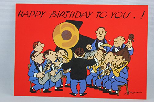 Inkognito Postkarte A6 • 093 ''Orchester Künstler: Loriot • Geburtstag Inkognito Postkarte A6 • 093 ''Orchester Künstler: Loriot • Geburtstag von Inkognito