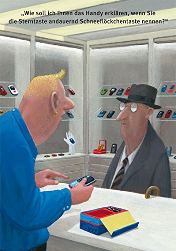 Inkognito Postkarte A6 • 26070 ''Schneeflöckchentaste Künstler: Gerhard Glück • Satire von Inkognito