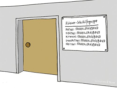 Inkognito Postkarte A6 • 78101 ''Alzheimer-Selbsthilfegruppe Künstler: Schilling & Blum • Satire • Cartoons von Inkognito