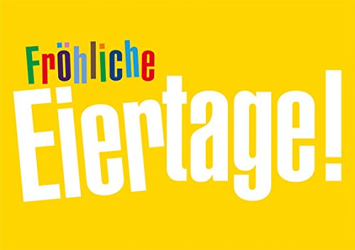 Inkognito Postkarte A6 • 78331 ''Fröhliche Eiertage Künstler: Edition 38 • Ostern • Text von Inkognito