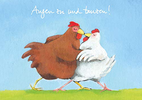 Inkognito Postkarte 10,5 x 14,8 cm (hoch) • 29326 ''Tanzen Künstler Henrike Wilson • Liebe&Romantik • Tiere • Sport von Inkognito