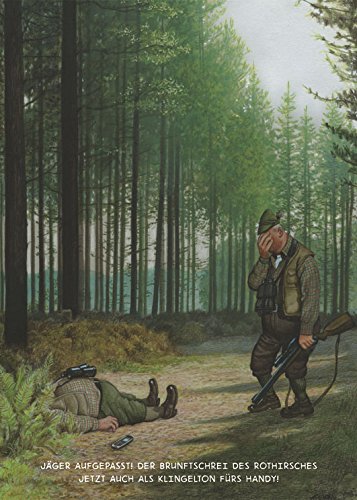 Inkognito Postkarte A6 • 1448 ''Jäger-Klingelton Künstler: Gerhard Haderer • Satire von Inkognito