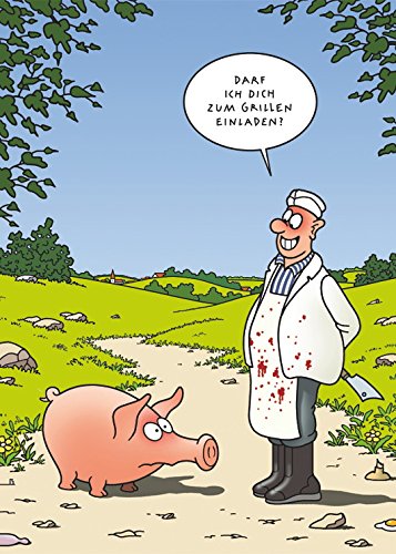 Inkognito Postkarte A6 • 19361 ''Einladung zum Grillen Künstler: Tetsche • Satire • Cartoons Inkognito Postkarte A6 • 19361 ''Einladung zum Grillen Künstler: Tetsche • Satire • Cartoons von Inkognito