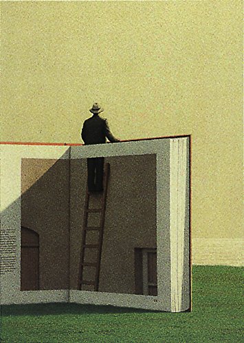 Inkognito Postkarte A6 • 2813 ''Mann auf einer Leiter Künstler: Quint Buchholz • Fantastik von Inkognito