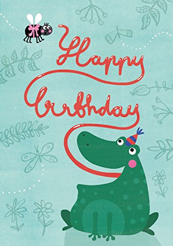 Postkarte A6 • 28677 ''Happy Birthday Biene'' von Inkognito • Künstler: INKOGNITO • Geburtstag • von Inkognito