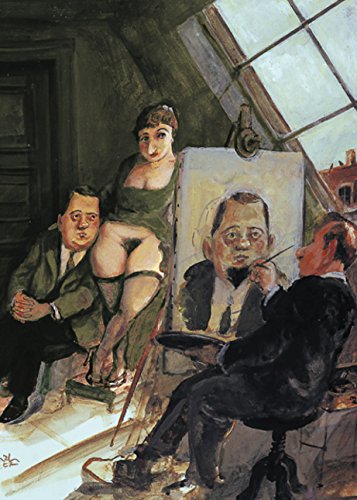 Postkarte A6 • 4728 ''Im Atelier'' von Inkognito • Künstler: Rudi Hurzlmeier • Sex von Inkognito