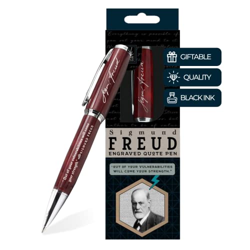 Sigmund Freud Stift mit Gravur"Out of Your Vulnerabilities Will Come Your Strength." Psychologie-Geschenke für Psychologen Ratgeber Psychologie Studenten Therapeuten Sigmund Freud Stift mit Gravur"Out of Your Vulnerabilities Will Come Your Strength." Psychologie-Geschenke für Psychologen Ratgeber Psychologie Studenten Therapeuten von Inkstone