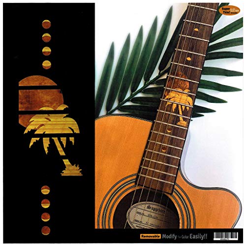 Griffbrett Markers Inlay Aufkleber für Gitarre – Hawaiian Sunset von Inlaystickers