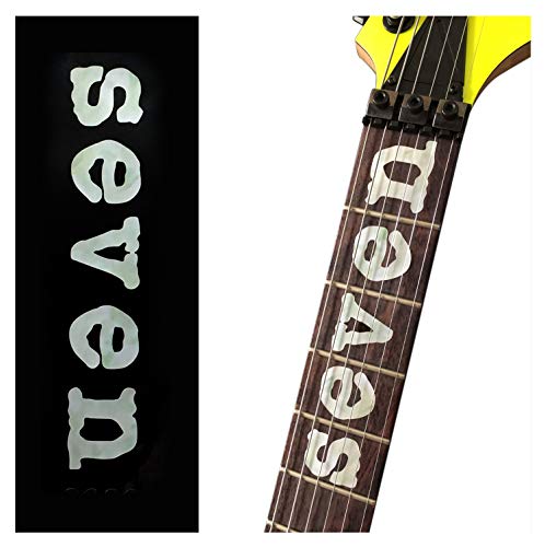 Inlay Sticker Griffbrett Position Marker für Gitarren & Bass - Mick Thomson"Seven" von Inlaystickers