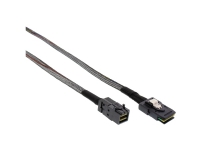 InLine Mini-SAS HD Kabel, SFF-8643 zu SFF-8087, mit Sideband, 0,5m, 0,5 m, SFF-8087, SFF-8087, Männlich, Schwarz von Inline