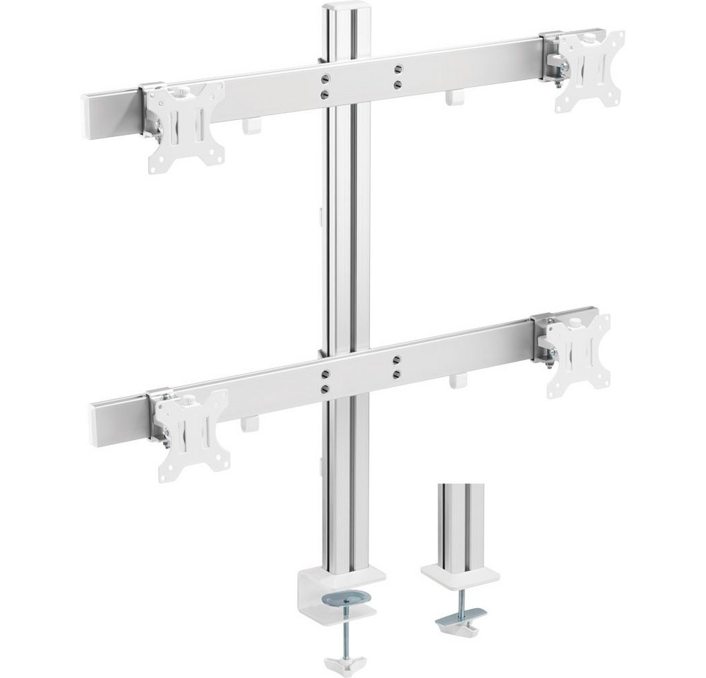 Inline TV-Wandhalterung Aluminium Monitor-Tischhalterung für 4 Monitore bis 32", 8kg Inline TV-Wandhalterung Aluminium Monitor-Tischhalterung für 4 Monitore bis 32", 8kg von Inline