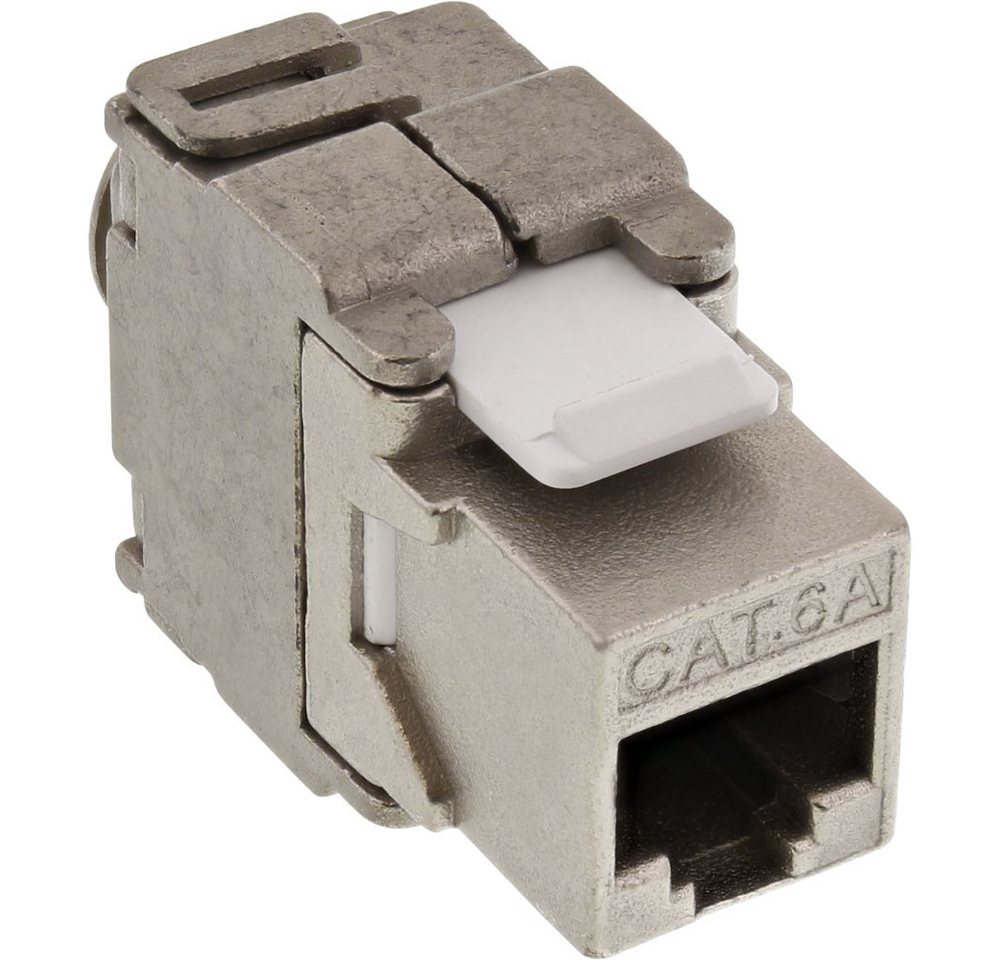 Inline InLine® 76201A RJ45 Bu/LSA Einsatz, Keystone SNAP-In, Cat.6a Netzwerk-Patch-Panel von Inline