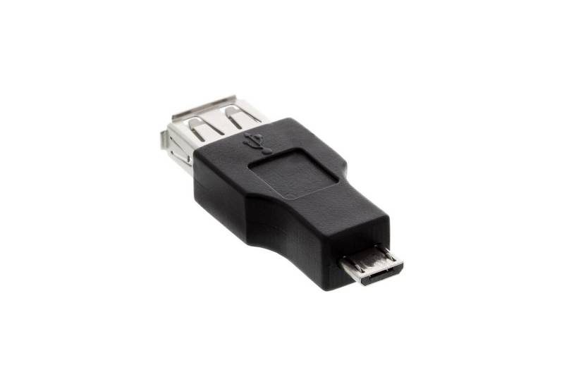 Inline InLine® Micro-USB OTG Adapter, Micro-B Stecker an USB A Buchse USB-Adapter von Inline