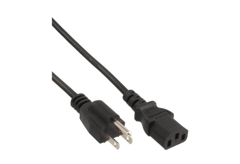 Inline InLine® Netzkabel, Netzstecker Japan auf Kaltgerätestecker C13, 3,0m Stromkabel von Inline