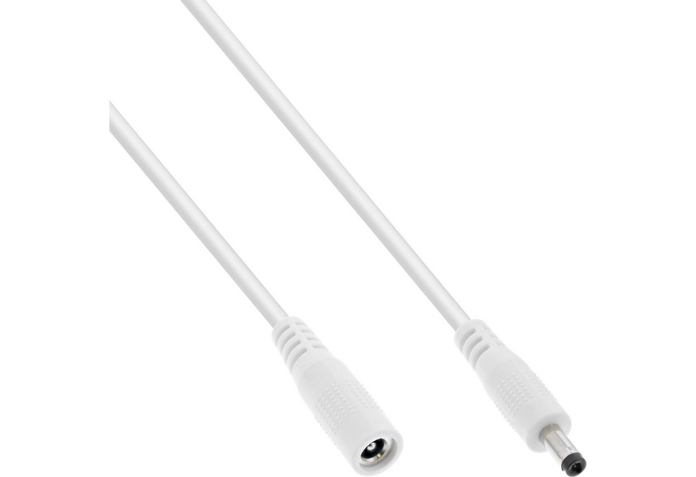 Inline InLine® Verlängerungskabel, DC Stecker 4,0x1,7mm, weiß, 3m Stromkabel von Inline