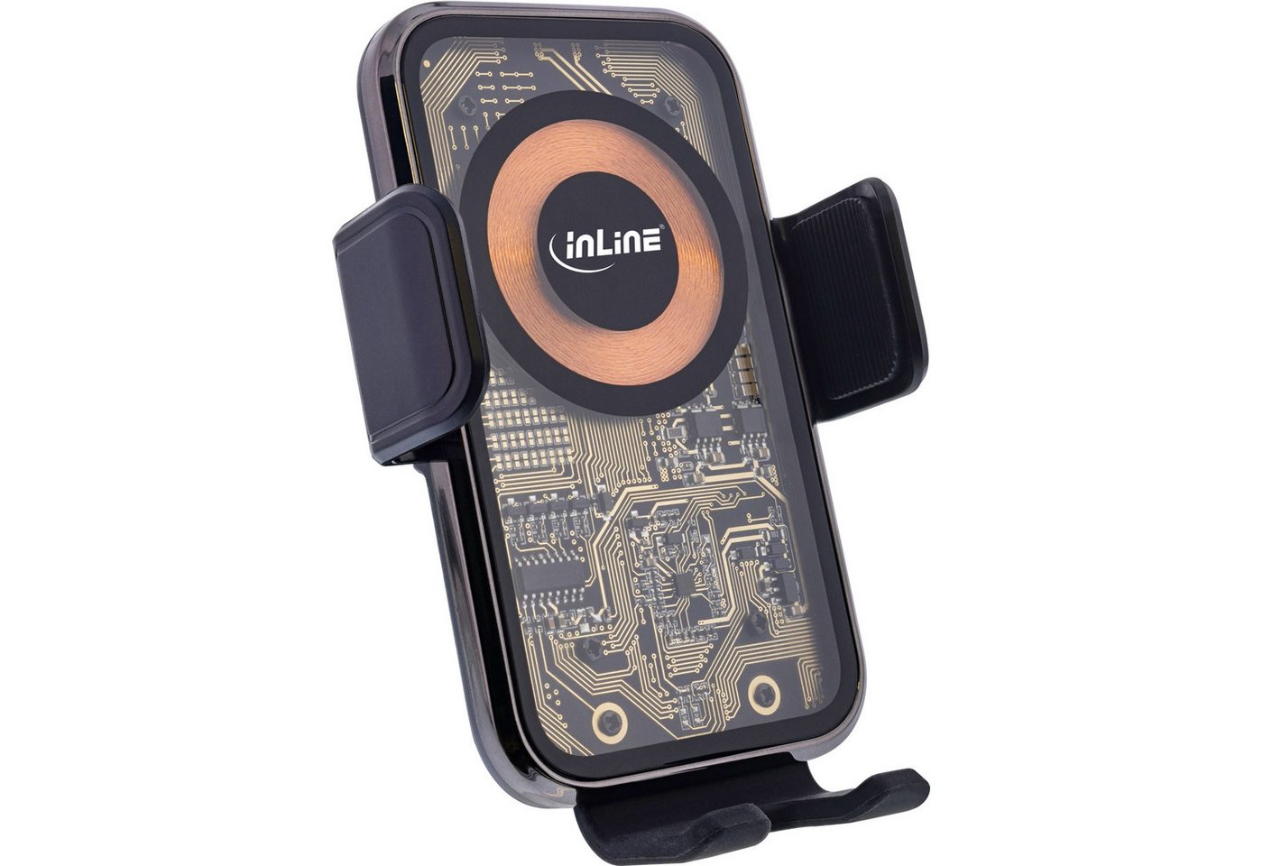 Inline KFZ Smartphone Halterung, ONE TOUCH QI 2, universal, Wireless Charger Smartphone-Halterung Inline KFZ Smartphone Halterung, ONE TOUCH QI 2, universal, Wireless Charger Smartphone-Halterung von Inline