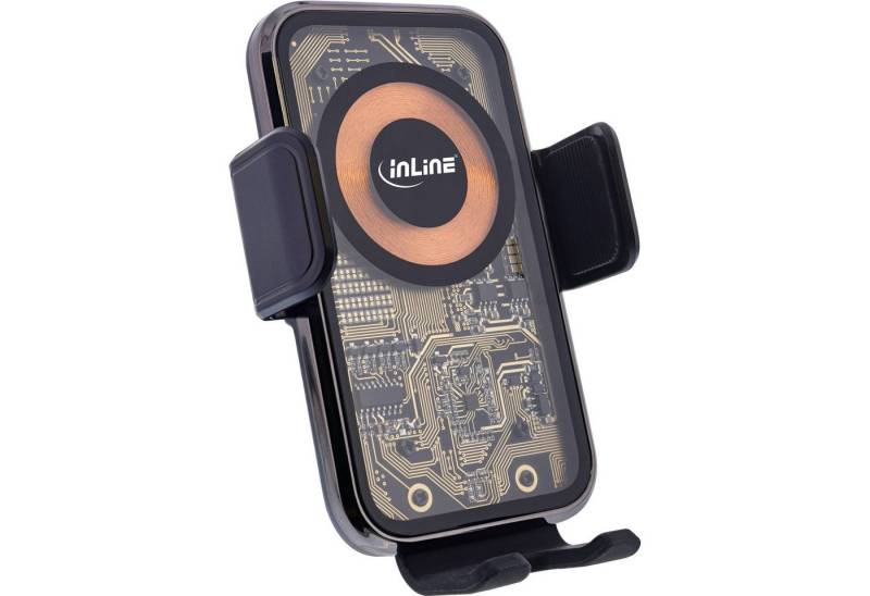 Inline KFZ Smartphone Halterung, ONE TOUCH QI 2, universal, Wireless Charger Smartphone-Halterung von Inline